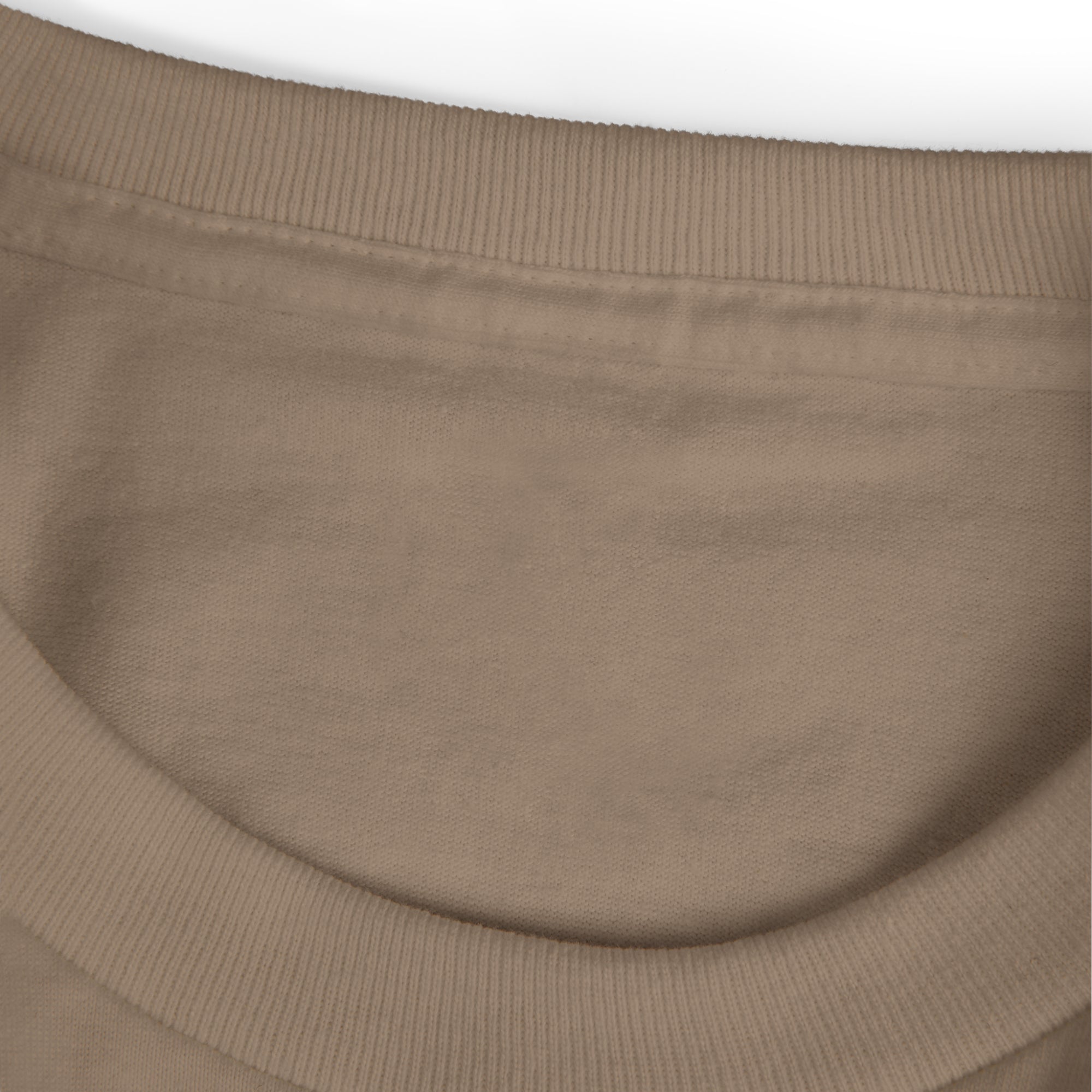 Close-up of a brown fabric texture