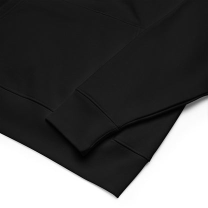 Close-up of black fabric with a white background