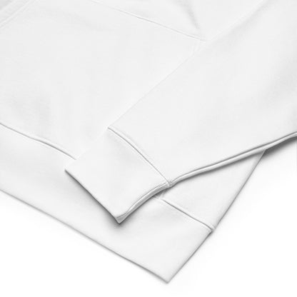 White folded fabric on a white background